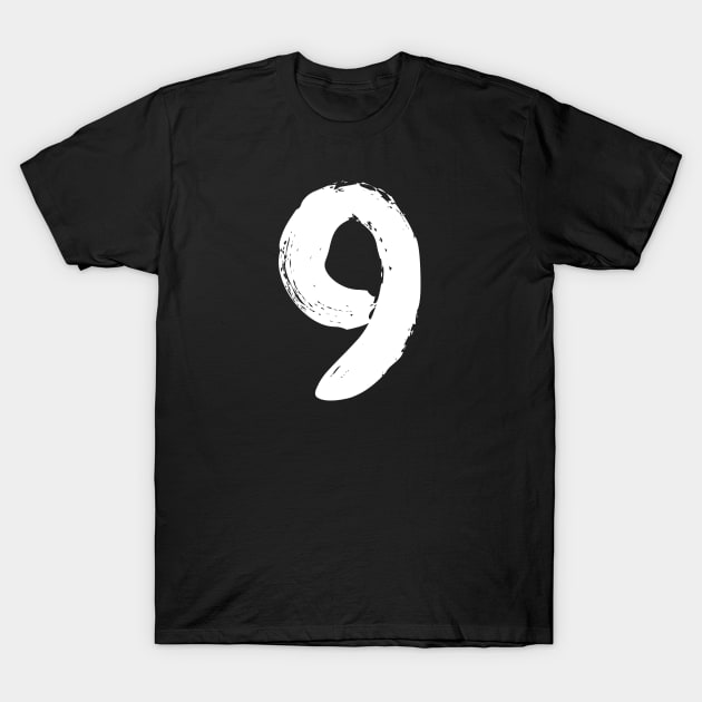 Number 9 T-Shirt by Erena Samohai